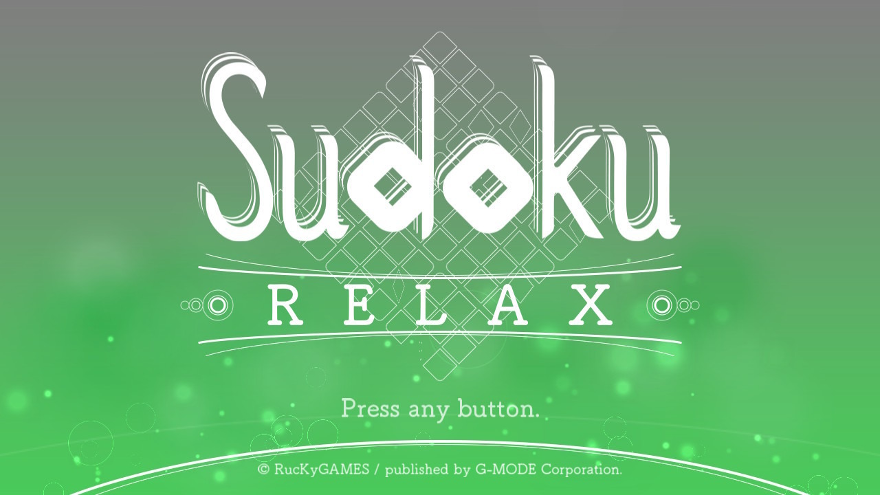 Sudoku Relax