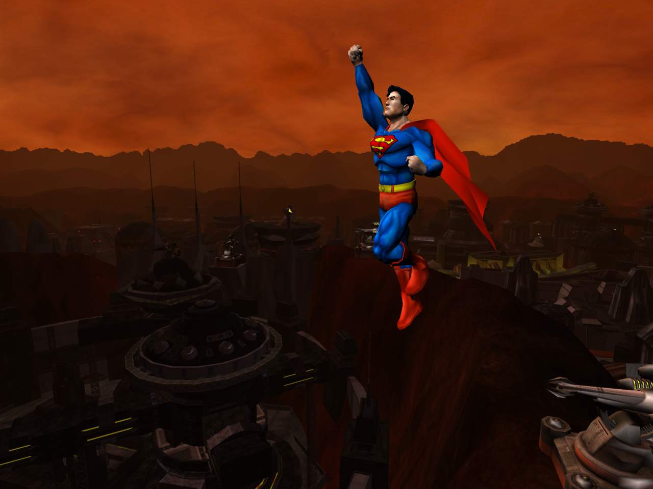 Superman in-game