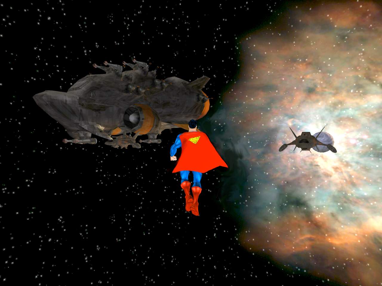 Superman in-game