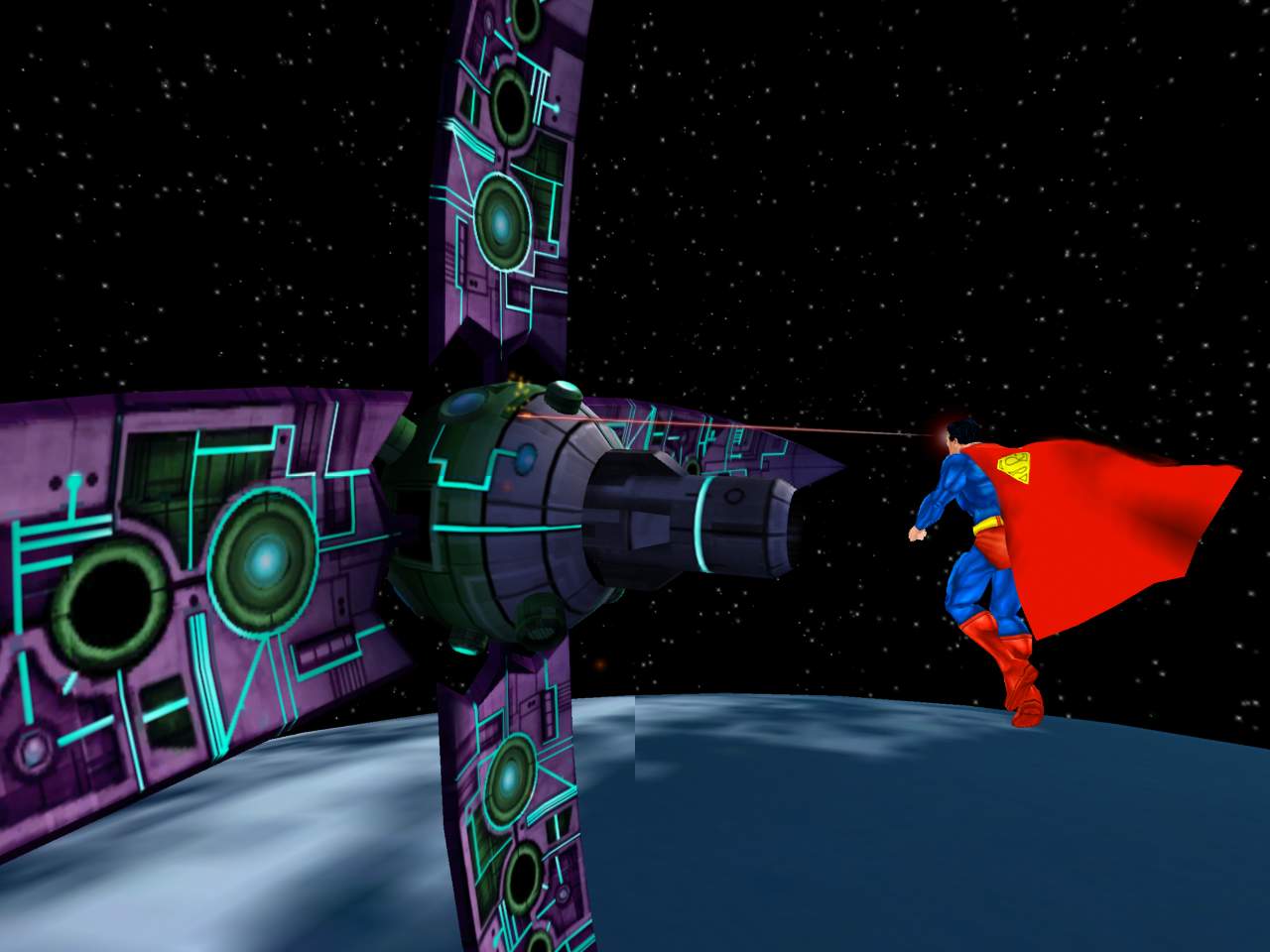 Superman in-game