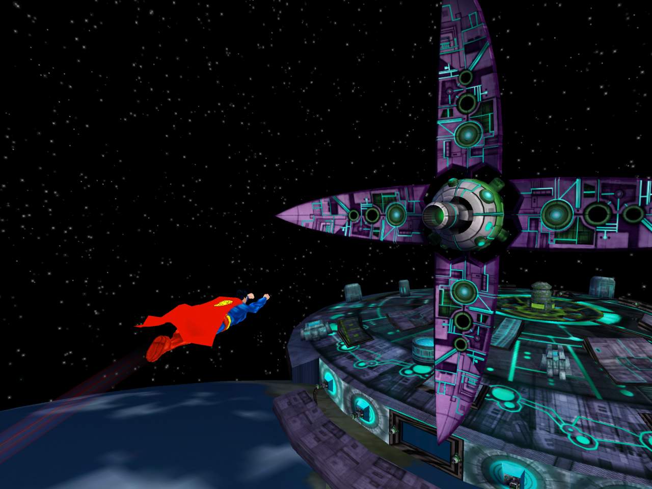 Superman in-game