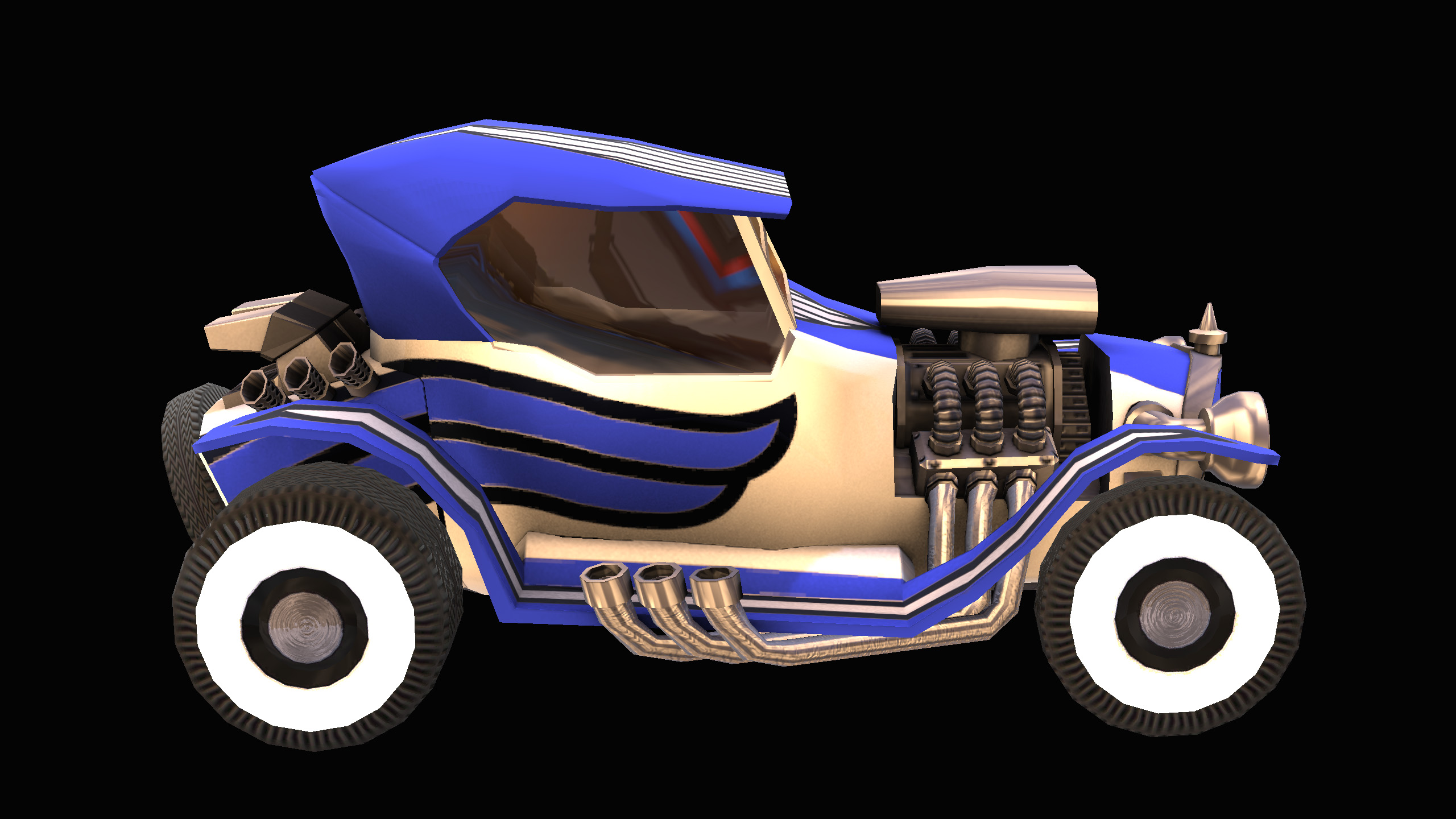 Supersonic Acrobatic Rocket-Powered Battle-Cars