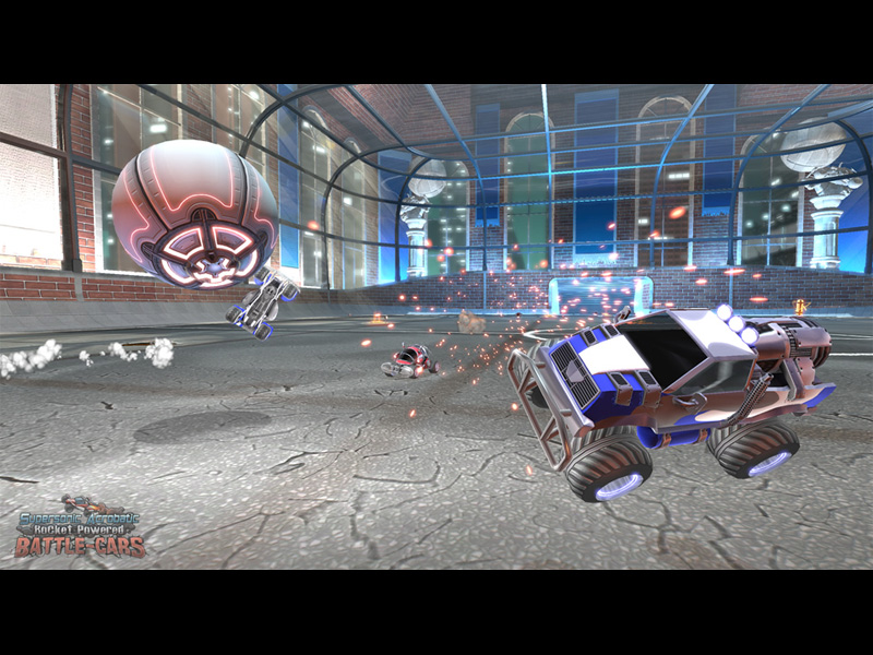 Supersonic Acrobatic Rocket-Powered Battle-Cars