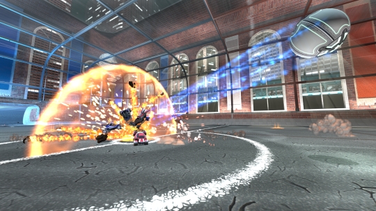 Supersonic Acrobatic Rocket-Powered Battle-Cars