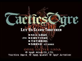 Tactics Ogre: Let Us Cling Together