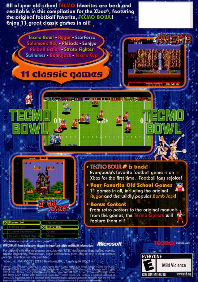 Tecmo Classic Arcade