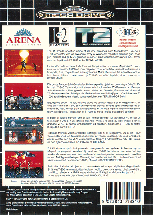 Genesis/Mega Drive Box Art
