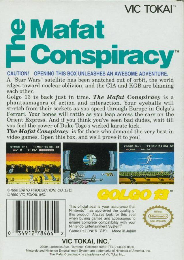 The Mafat Conspiracy