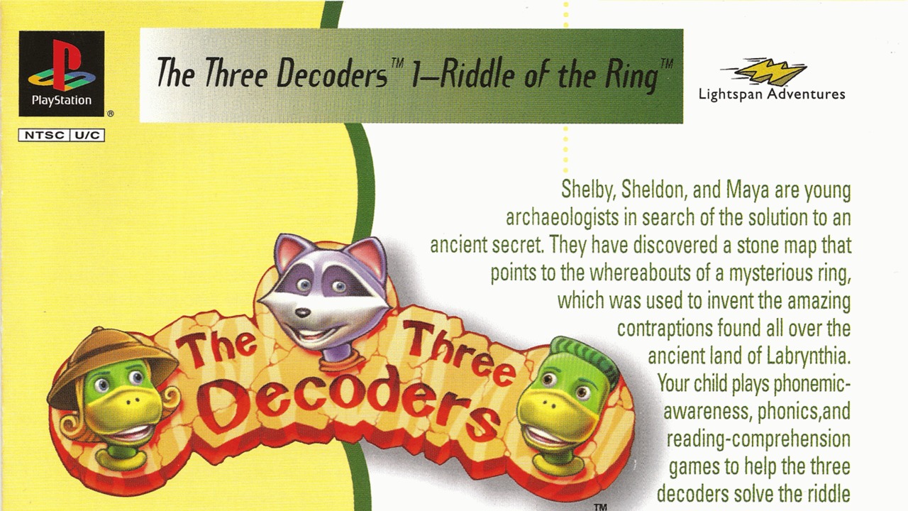 The Three Decoders 1 - Riddle of the Ring
