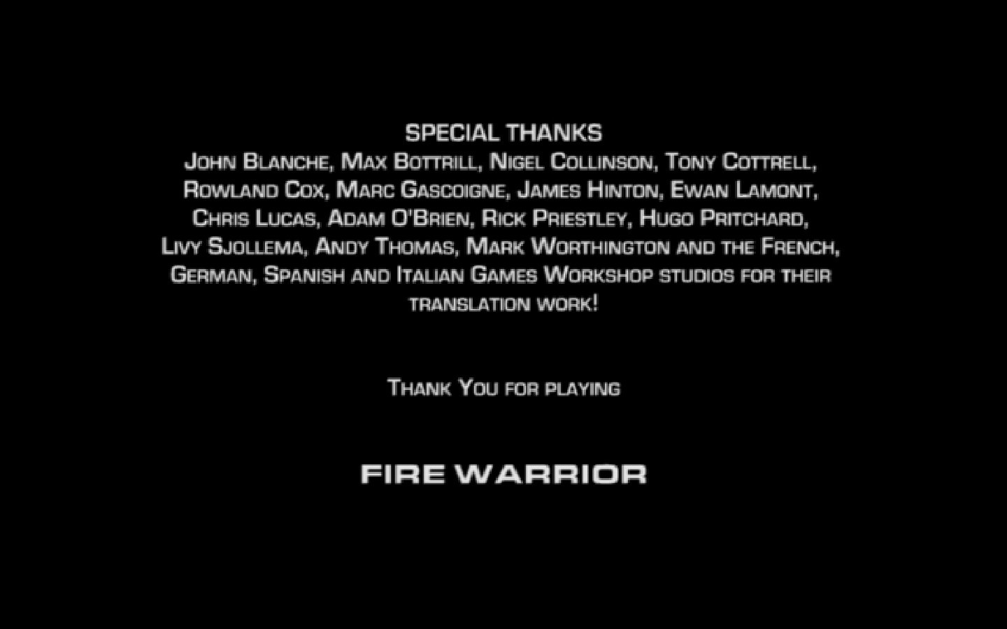 Warhammer 40000: Fire Warrior