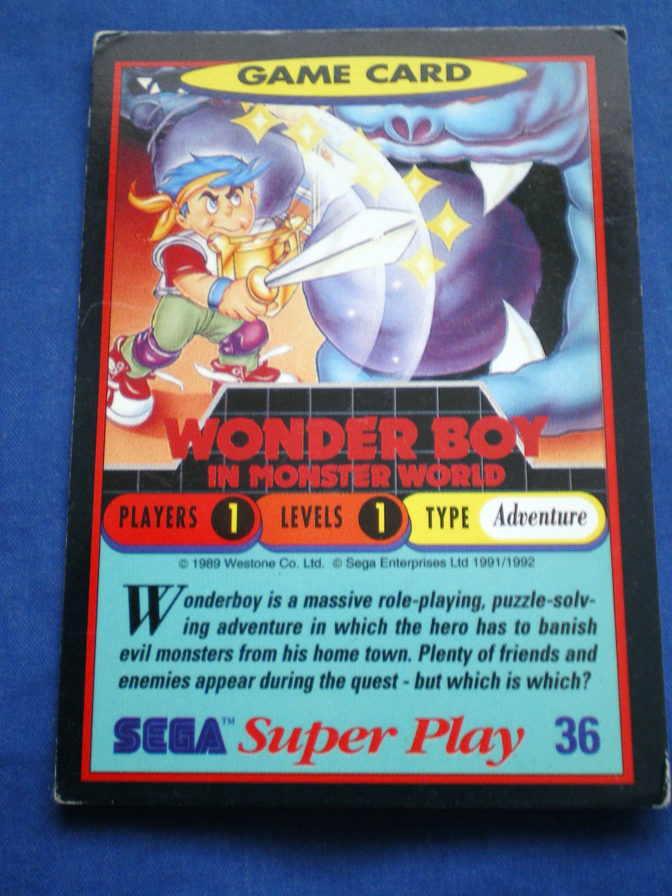 Wonder Boy in Monster Land
