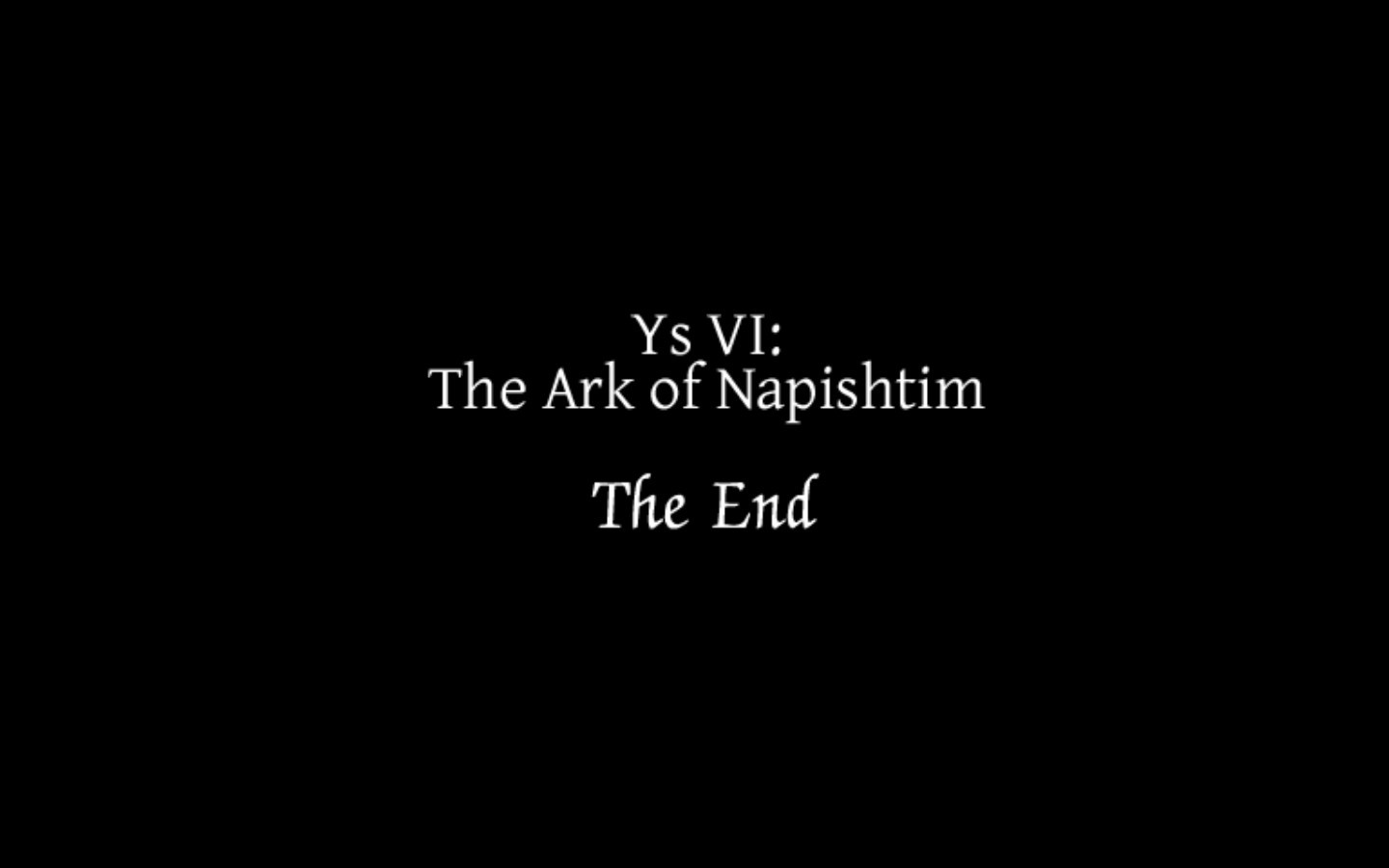Ys VI: The Ark of Napishtim